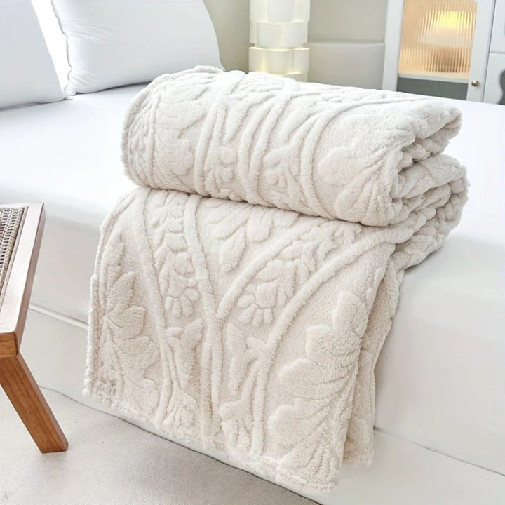 Lisslune | Paris Weave Jacquard Fleece Blanket