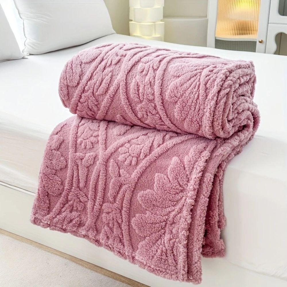 Lisslune | Paris Weave Jacquard Fleece Blanket