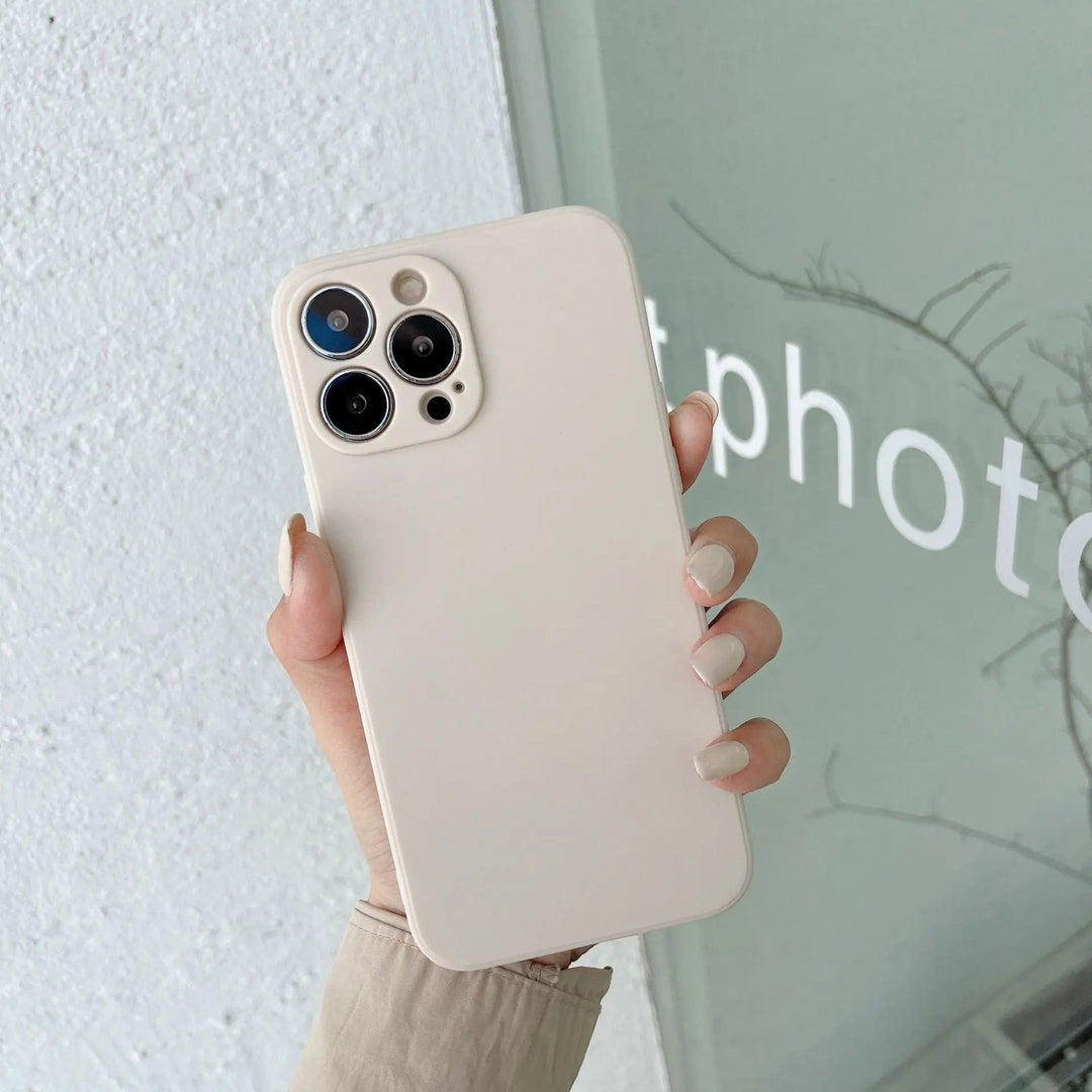 Lisslune | Pastel Solid Color Silicone iPhone Case