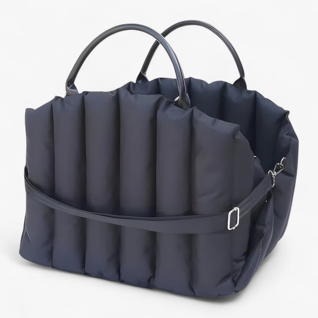 Lisslune | Lightweight dog carrier bag with warm lining & safety belt for on the go