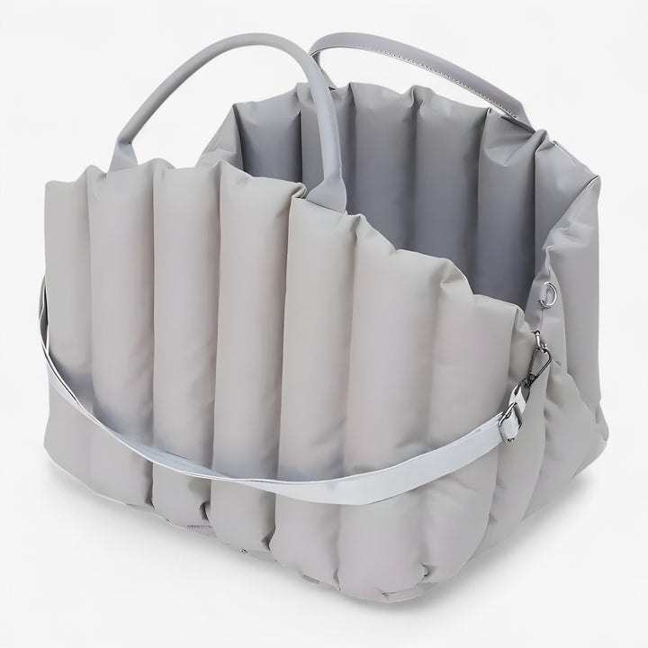 Lisslune | Lightweight dog carrier bag with warm lining & safety belt for on the go