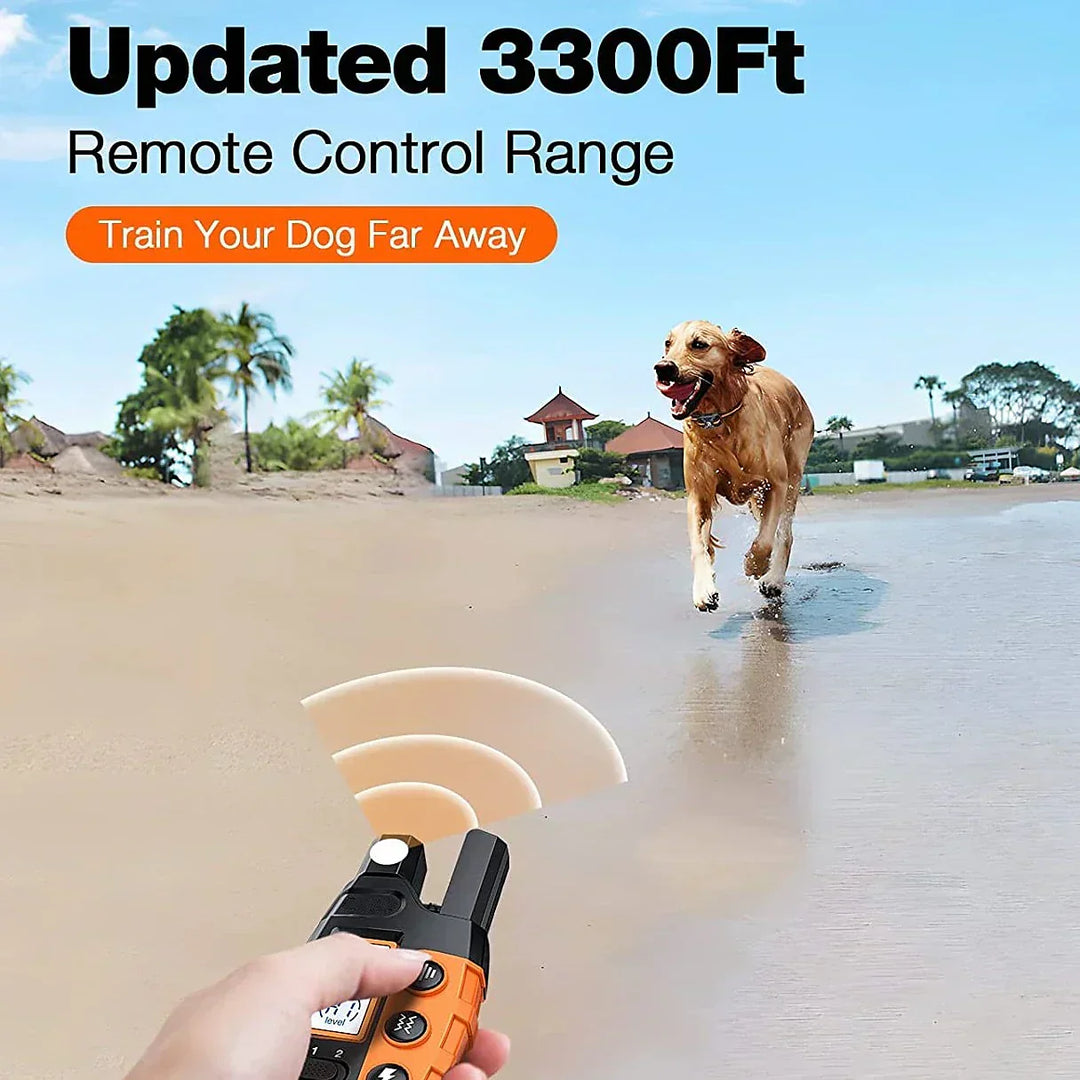 Lisslune | Advanced Dog Training Collar with Remote Control – Waterproof, Rechargeable, Up to 1000m Range