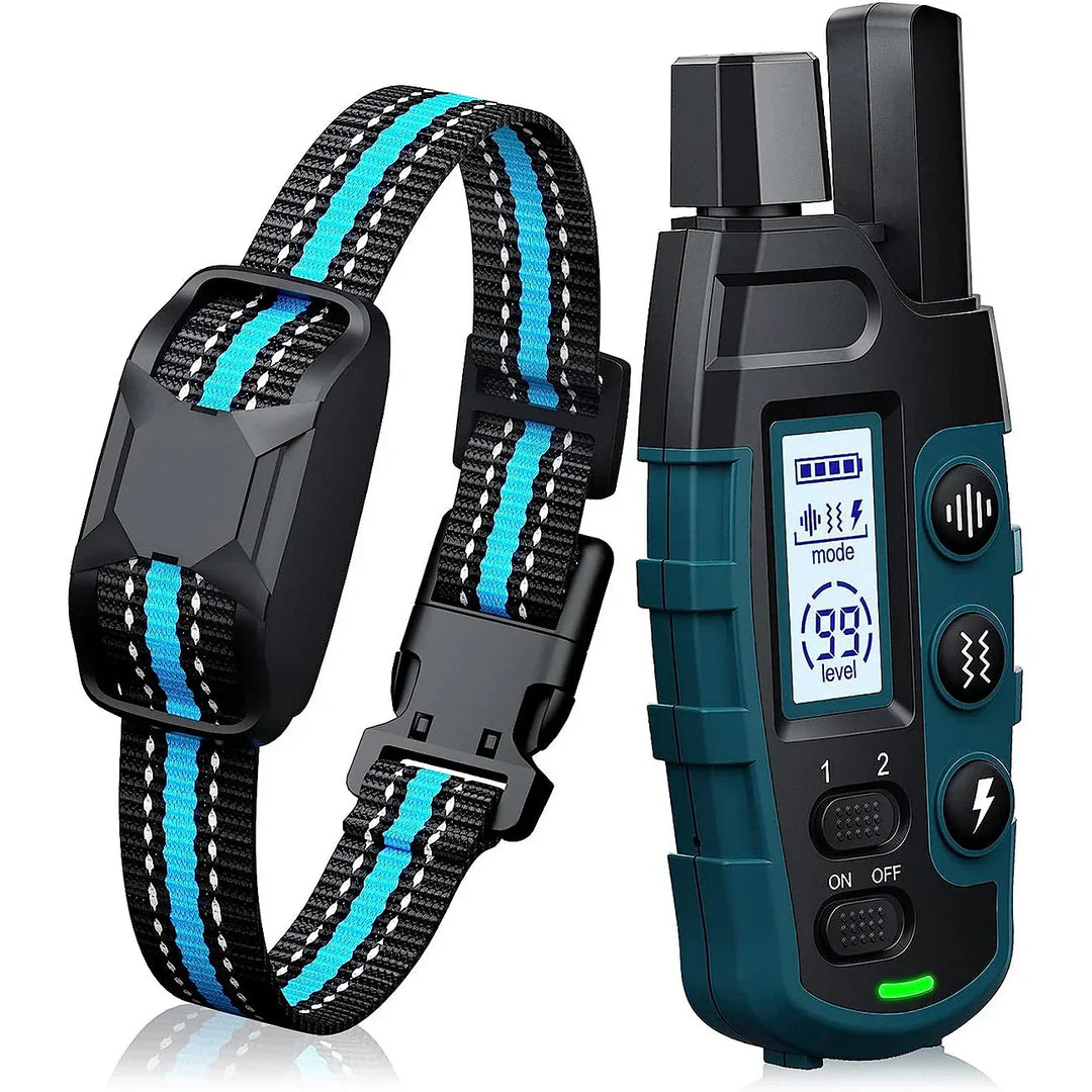 Lisslune | Advanced Dog Training Collar with Remote Control – Waterproof, Rechargeable, Up to 1000m Range
