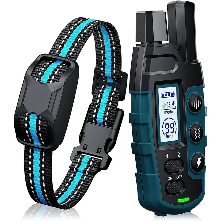 Lisslune | Advanced Dog Training Collar with Remote Control – Waterproof, Rechargeable, Up to 1000m Range