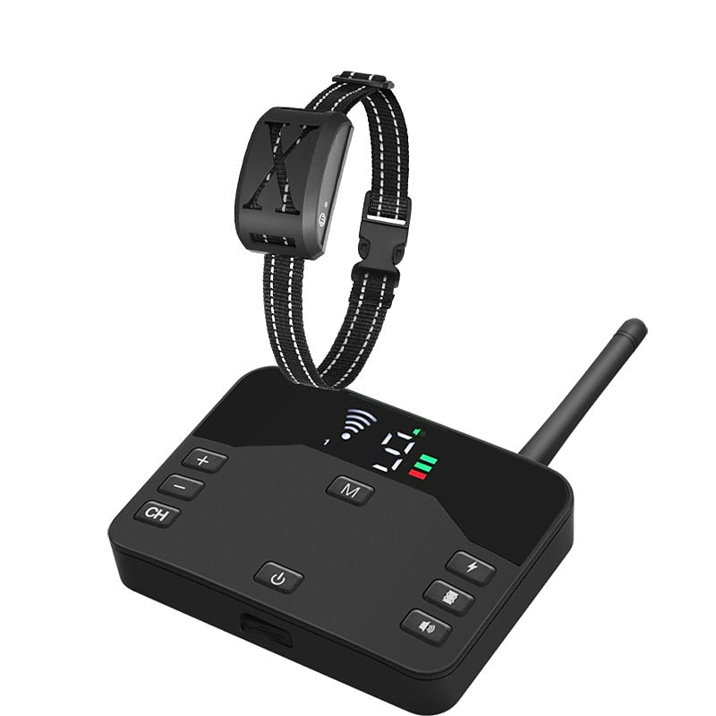 Lisslune | Wireless Dog Fence System with Adjustable Waterproof Collar – Up to 240 Metres Range