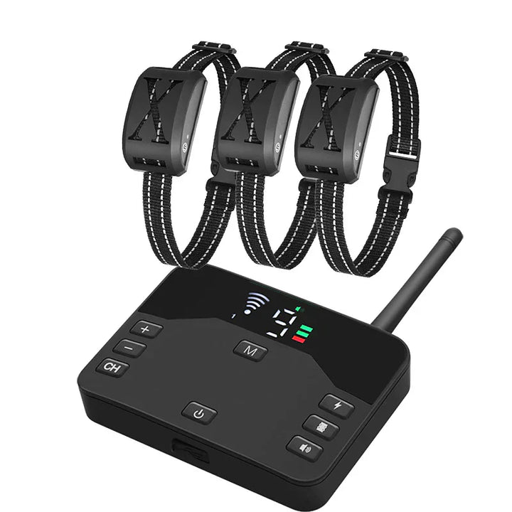 Lisslune | Wireless Dog Fence System with Adjustable Waterproof Collar – Up to 240 Metres Range