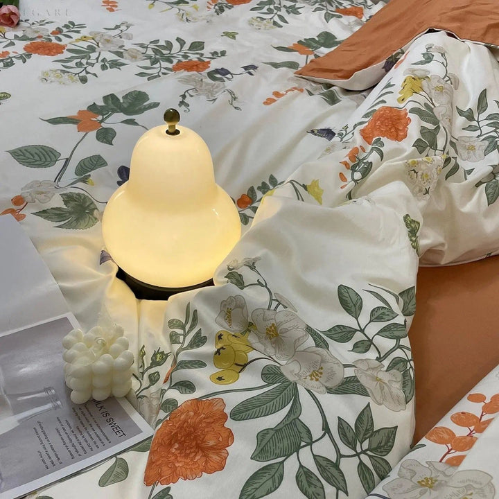 Lisslune | GlowPear – Pear-shaped touch dimmer lamp with warm light