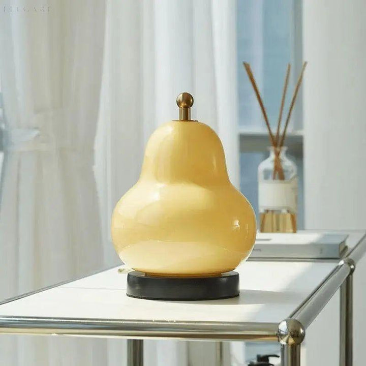Lisslune | GlowPear – Pear-shaped touch dimmer lamp with warm light
