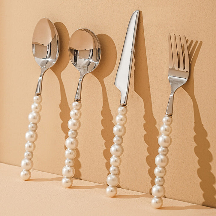 Lisslune | Pearl grip cutlery 4 piece set