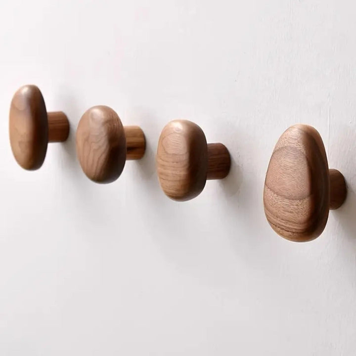 Lisslune | Pebble Shape Wood Clothes Hook