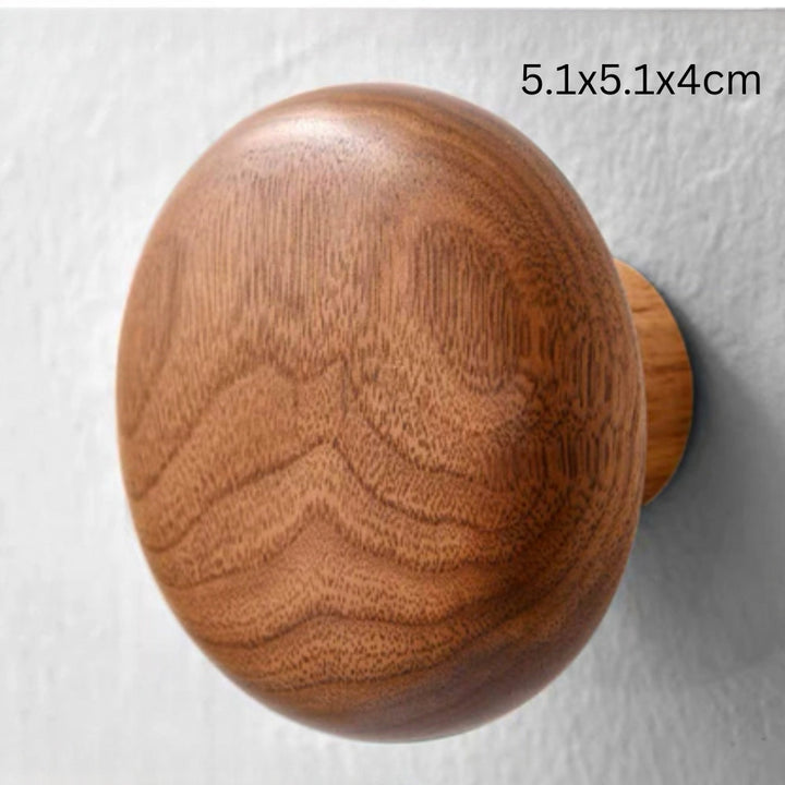 Lisslune | Pebble Shape Wood Clothes Hook