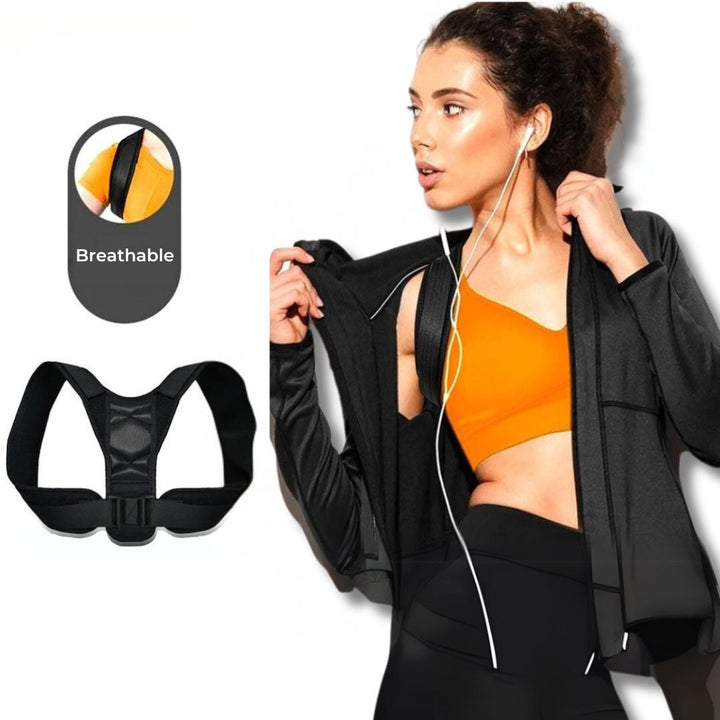 Lisslune | Adjustable Back Brace Posture Corrector for Chronic Pain Relief and Daily Comfort Support