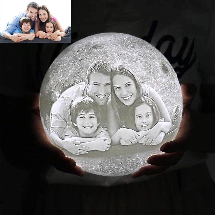 Lisslune | Moon lamp with your own photo