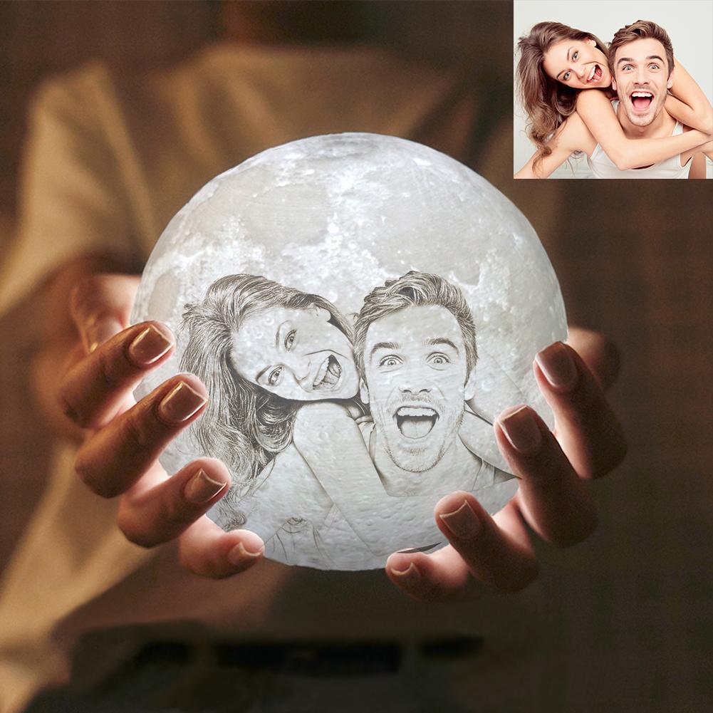 Lisslune | Moon lamp with your own photo