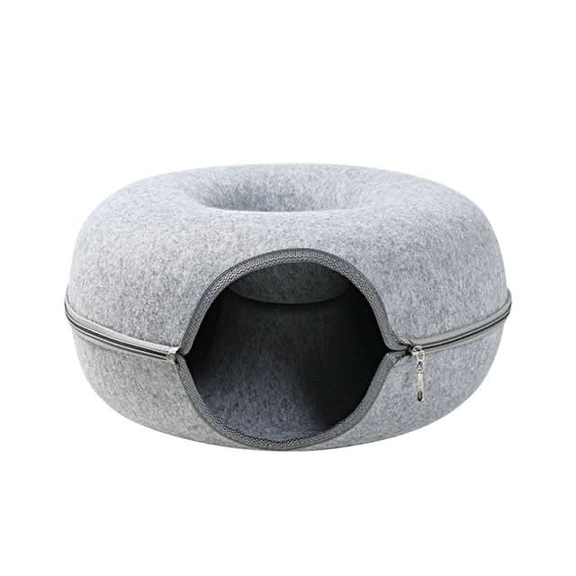 Lisslune | PURRFECT DEN – Luxury Cat Tunnel with Sleeping Cave & Play Fun