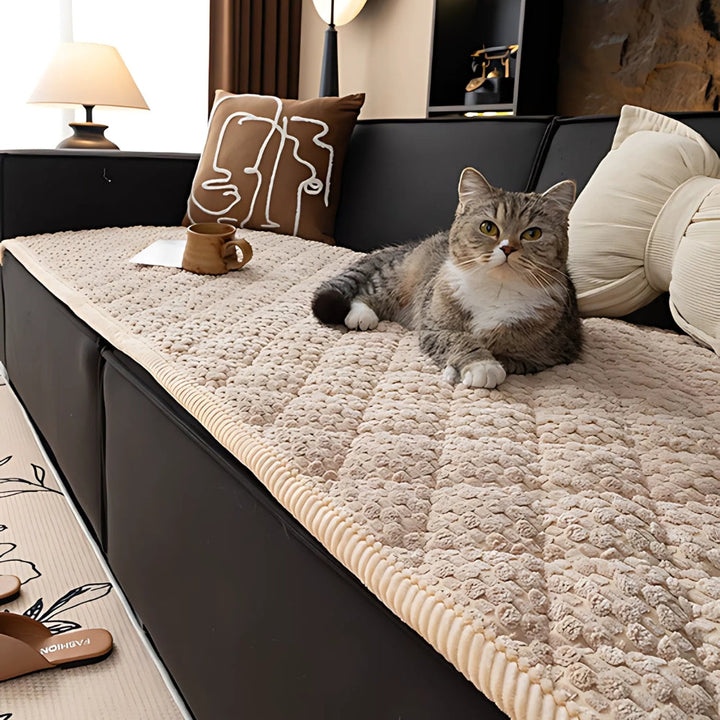Lisslune | Pet-Proof Textured Quilted Sofa Protector Slipcover