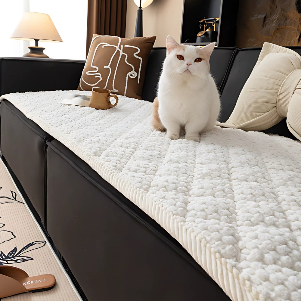 Lisslune | Pet-Proof Textured Quilted Sofa Protector Slipcover
