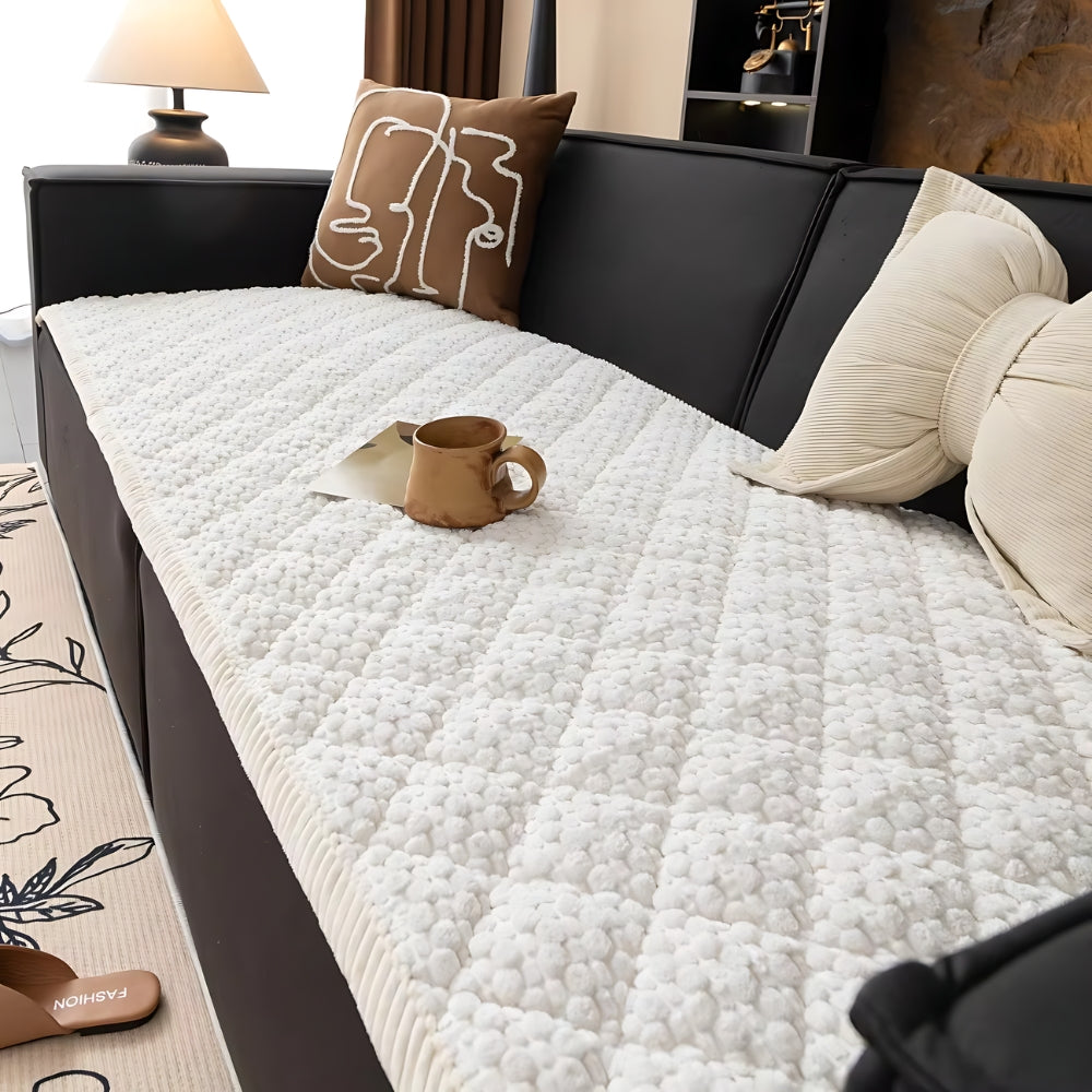 Lisslune | Pet-Proof Textured Quilted Sofa Protector Slipcover