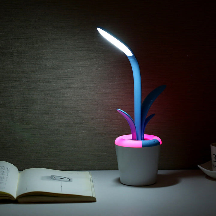 Lisslune | GlowLeaf - Soft diffuse plant-shaped LED table lamp