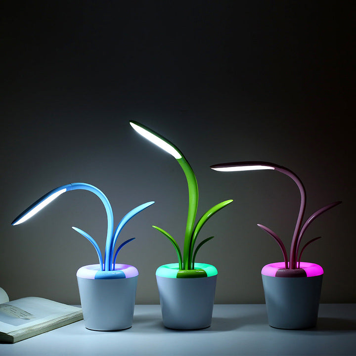 Lisslune | GlowLeaf - Soft diffuse plant-shaped LED table lamp