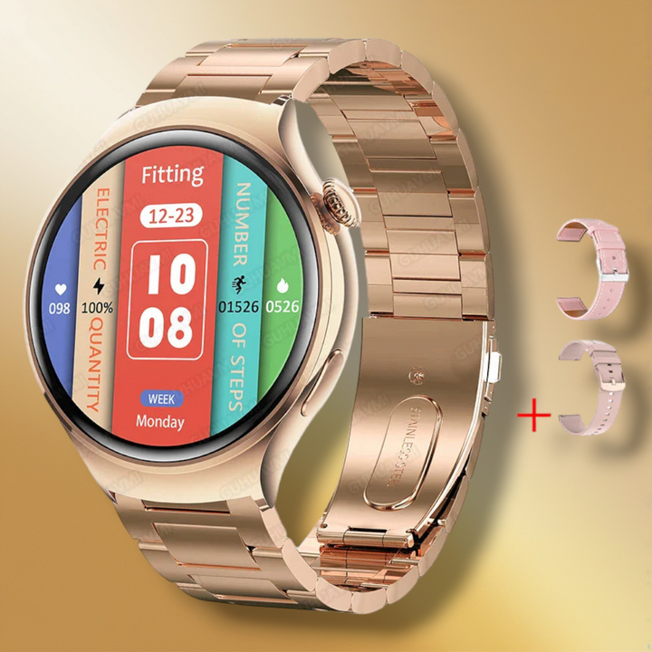 Lisslune | GPS Smartwatch for Teens in Gold "Cylonis"