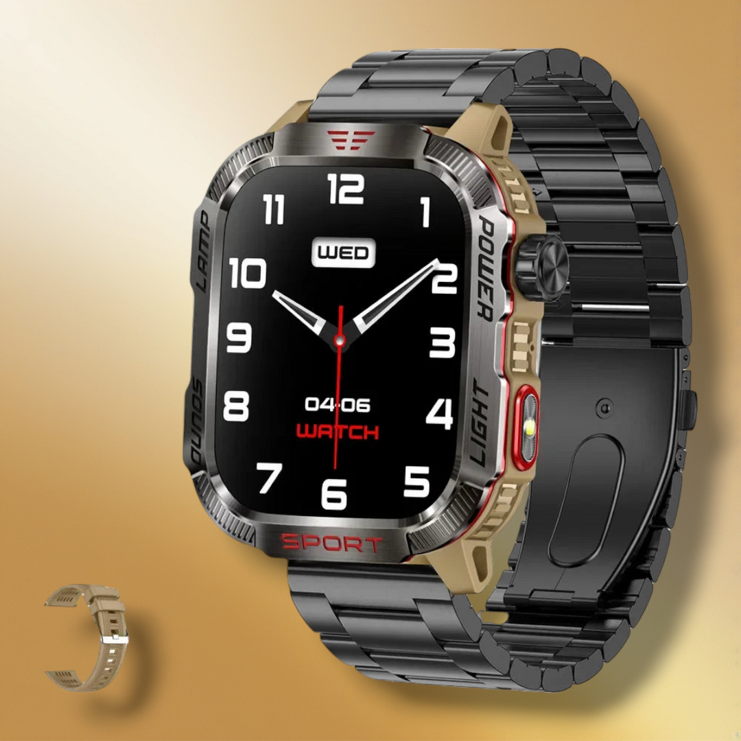 Lisslune | Smartwatch Bracelet Stainless Steel Light Silver "Lunethor"