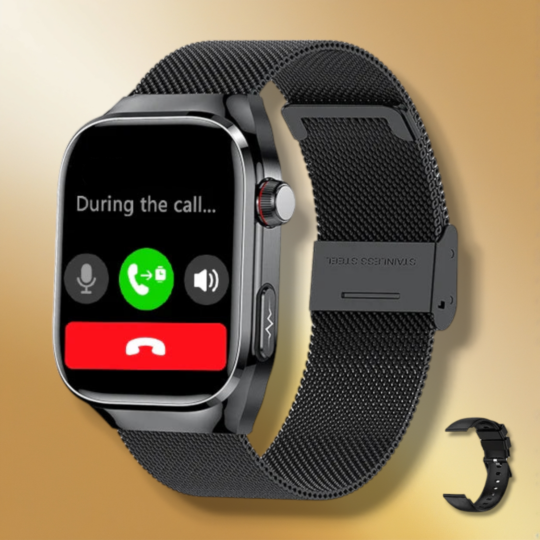 Lisslune | Men's Smartwatch Metal Bracelet "Xenon"