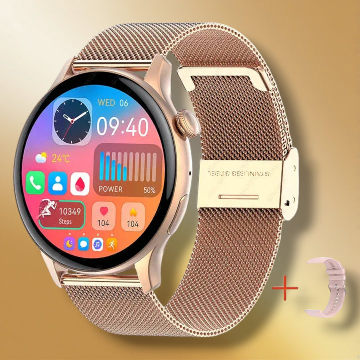 Lisslune | Android Smartwatch for Women Gold "Vexorion"