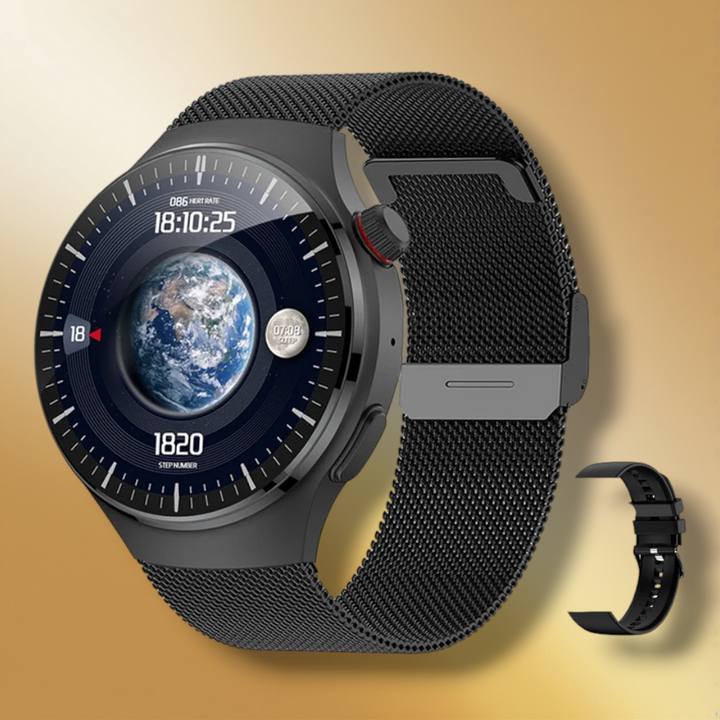 Lisslune | Smartwatch women iOS black "Solantris"