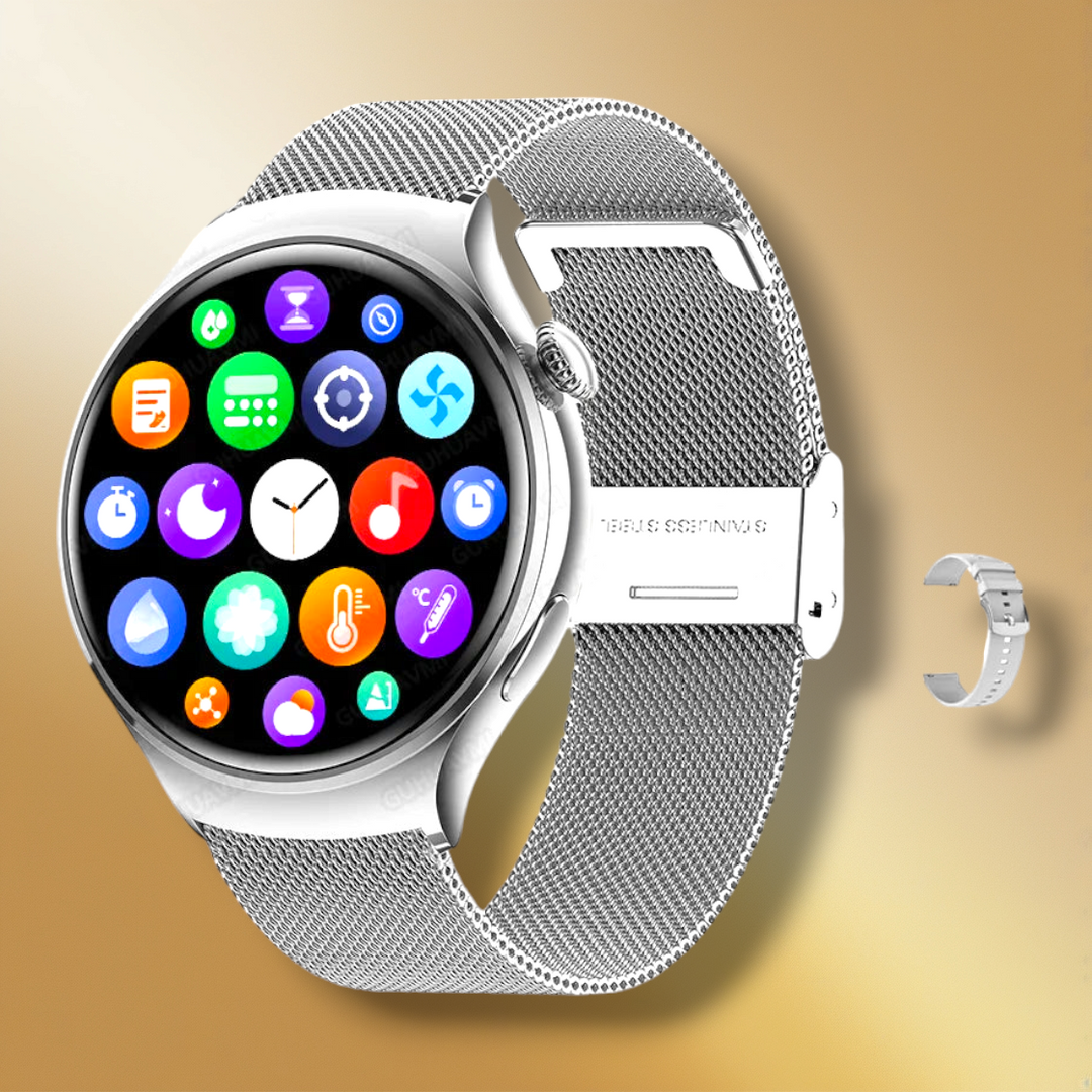 Lisslune | GPS-Connected Watch Kids silver "Tritonax"