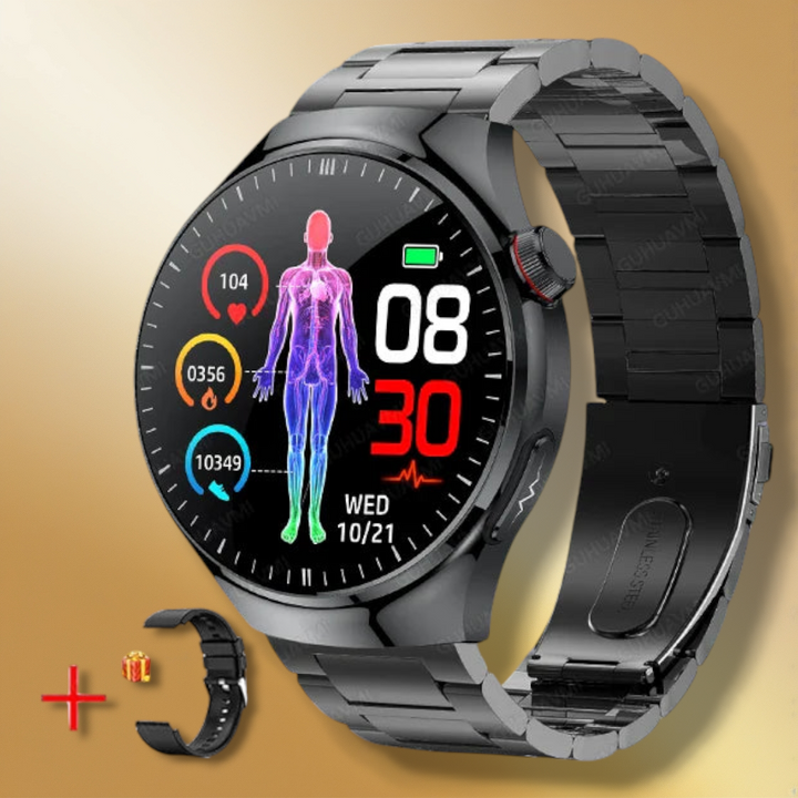 Lisslune | Men's smartwatch round dial "Tritonixor"