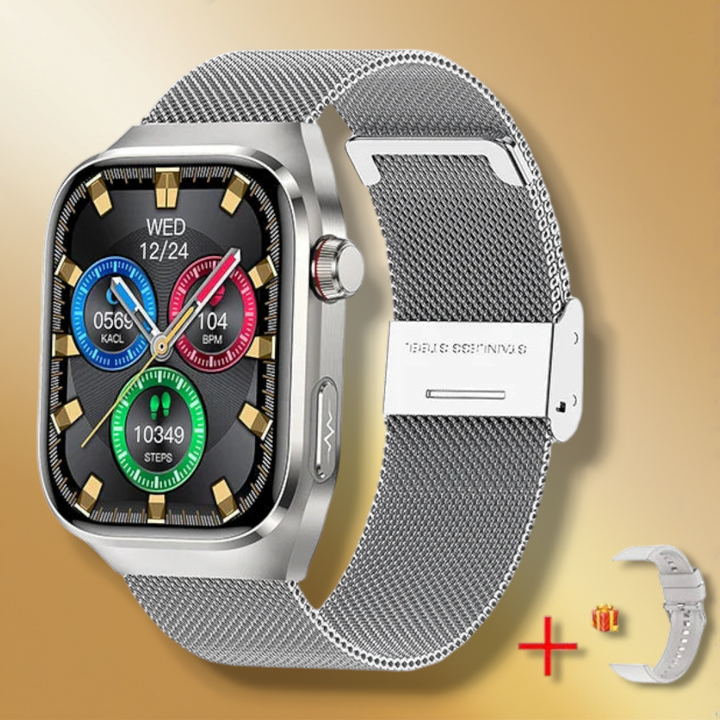 Lisslune | Medical Smartwatch Stainless Steel Agent "Galoron"