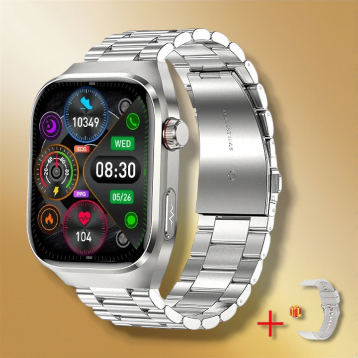 Lisslune | Medical Women's Smartwatch Stainless Steel "Xyrixon"