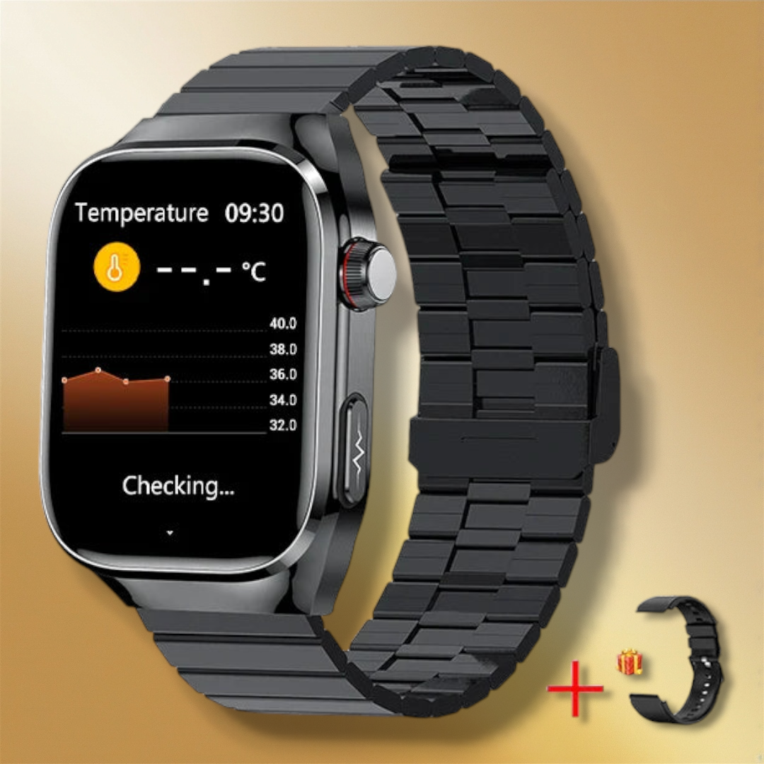 Lisslune | Medical Smartwatch Men's Stainless Steel "Lythioris"