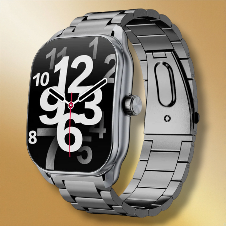 Lisslune | Black waterproof smartwatch "Soltharion"