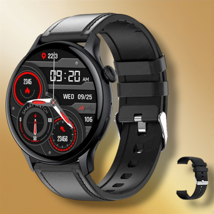 Lisslune | Smartwatch Women Running Black Silicone "Xyronisra"