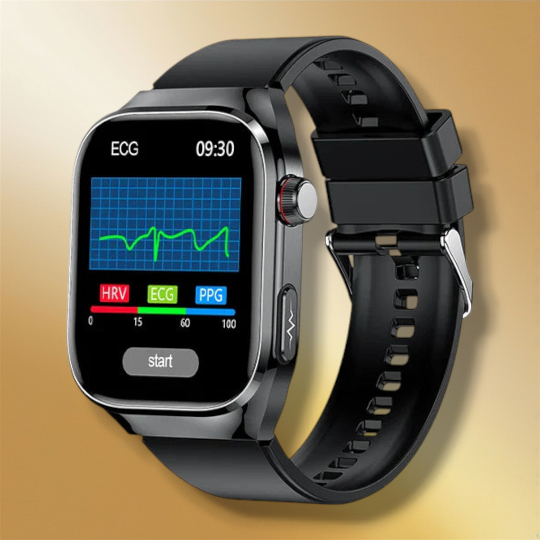 Lisslune | Smartwatch health monitoring men's black "Nebulithor"