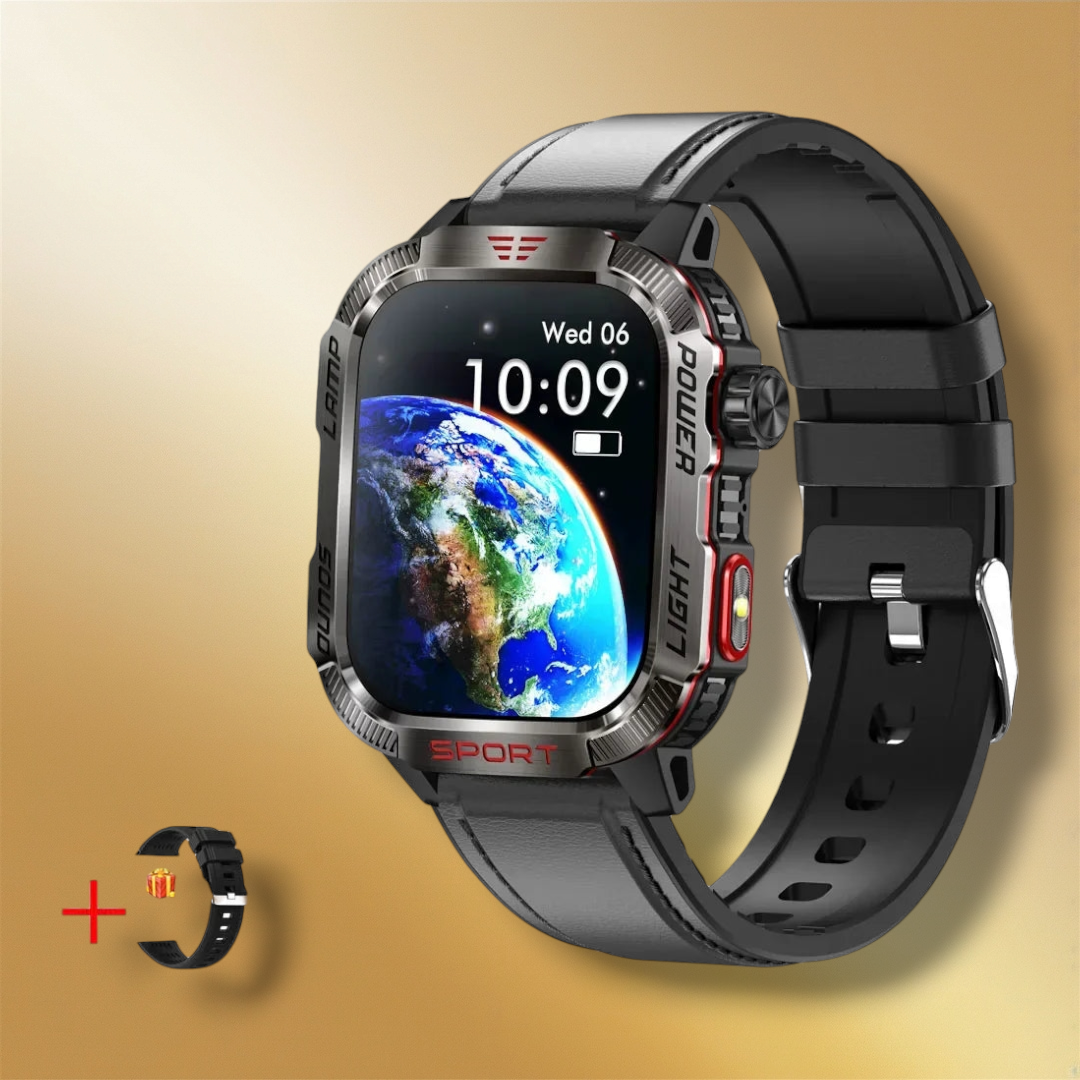 Lisslune | Smartwatch Silicone Black Light "Quantarionis"