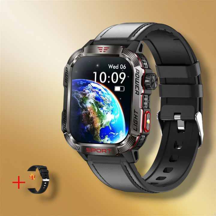 Lisslune | Smartwatch Silicone Black Light "Quantarionis"