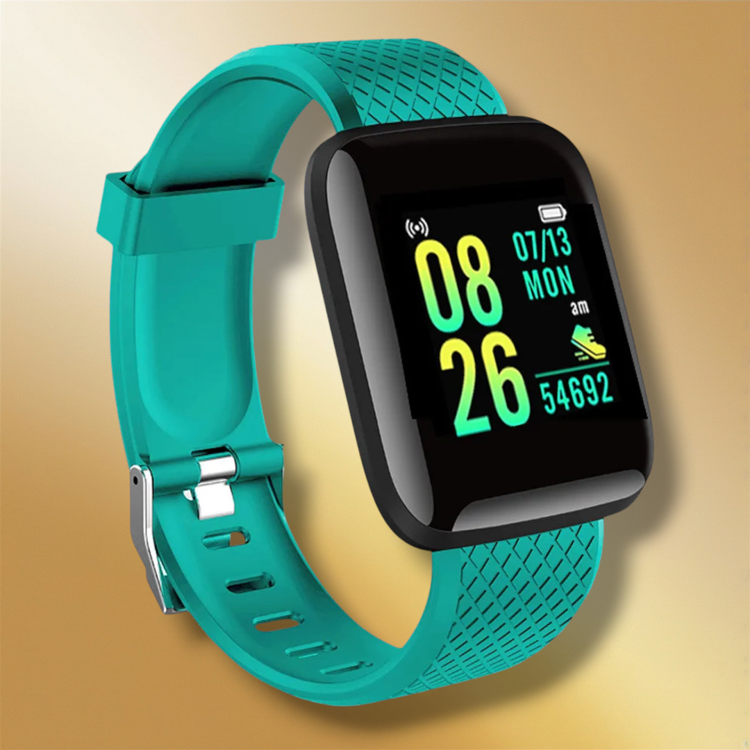 Lisslune | Women's Smartwatch Square Green - "Giulia"