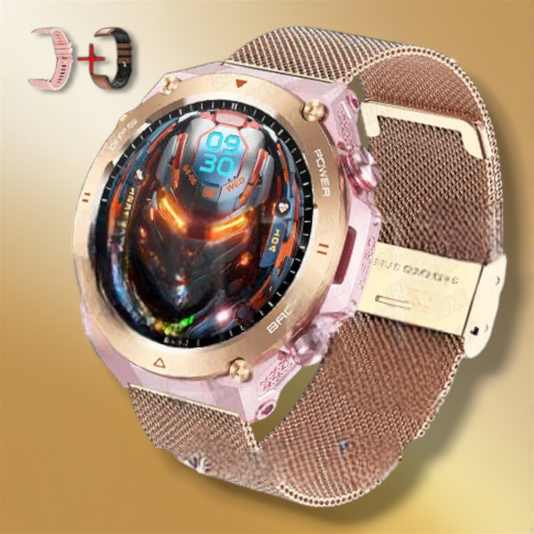 Lisslune | GPS watch for women pink "Pulsathorix"
