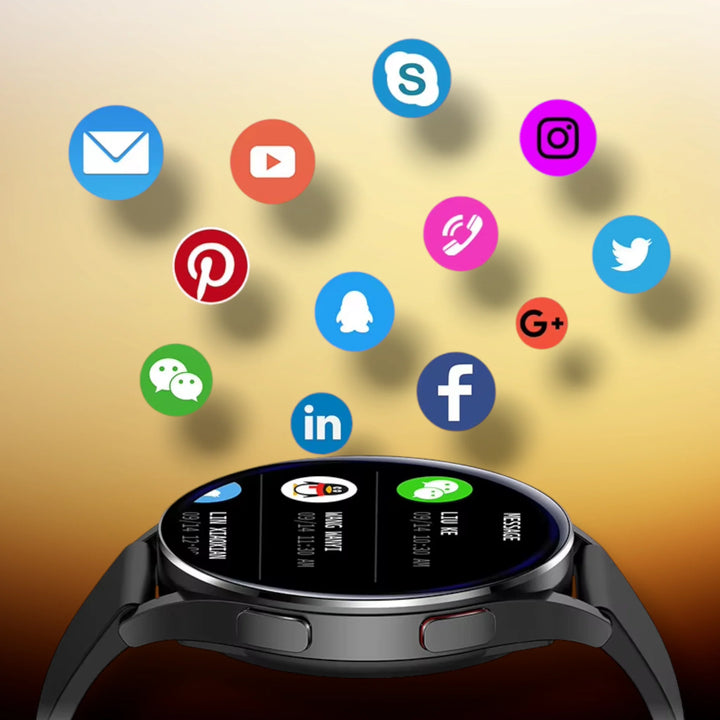 Lisslune | Smartwatch for Women - Black - "Anika"
