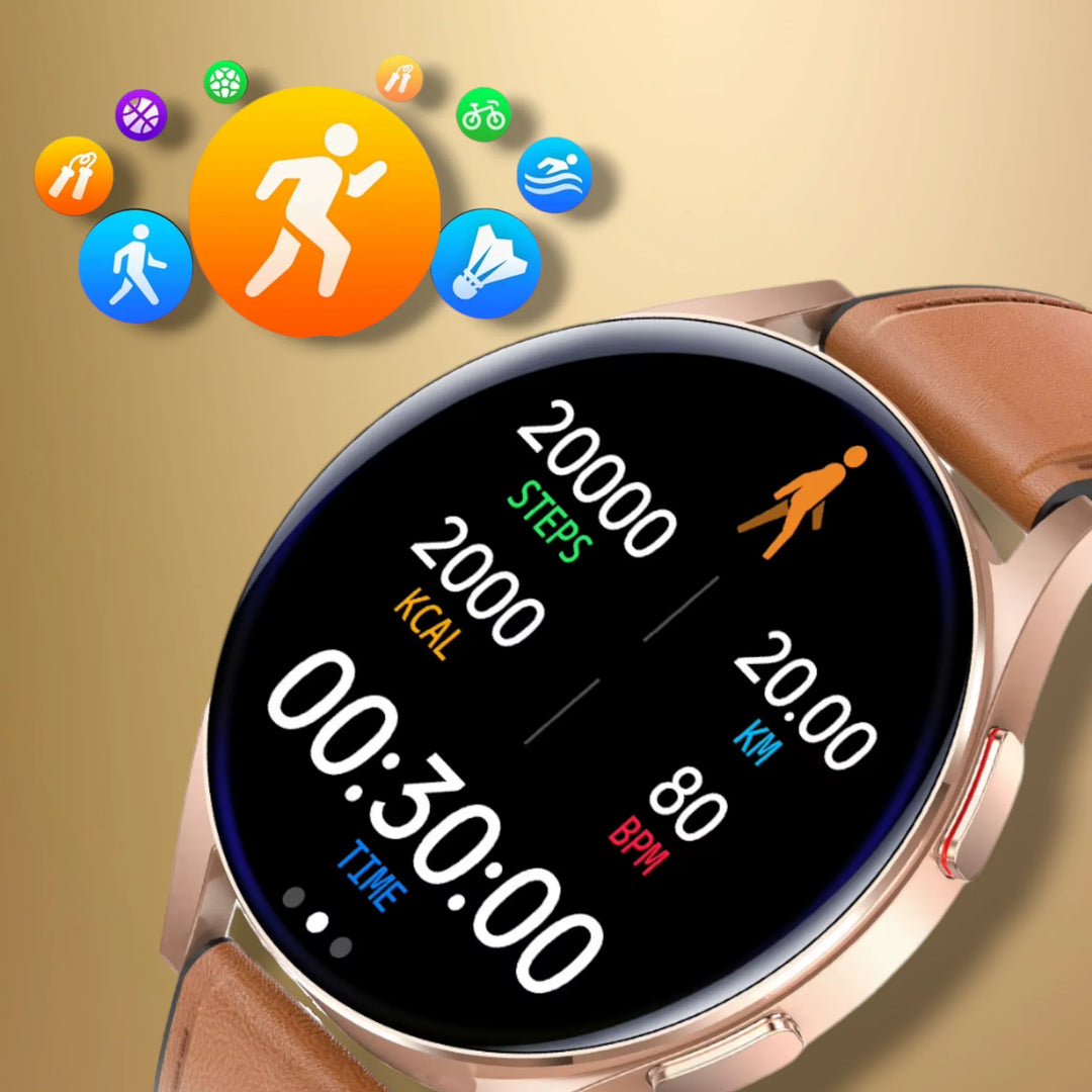 Lisslune | Smartwatch for Women - Black - "Anika"