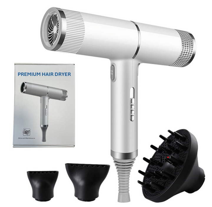 Lisslune | Professional Ionic Hair Dryer | 700W, Ceramic Technology & Adjustable Speeds for Frizz-Free, Shiny Hair at Home