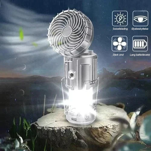 Lisslune | Portable LED Camping Lamp With Fan