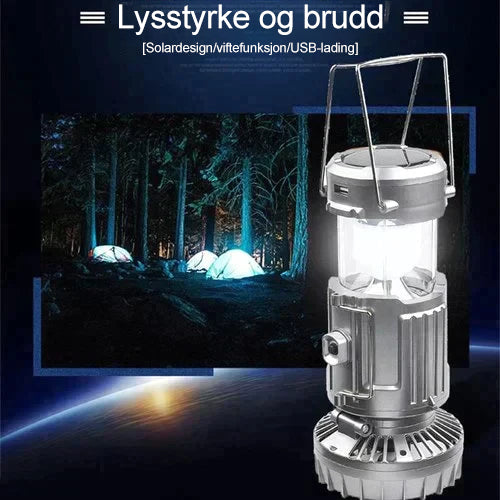 Lisslune | Portable LED Camping Lamp With Fan