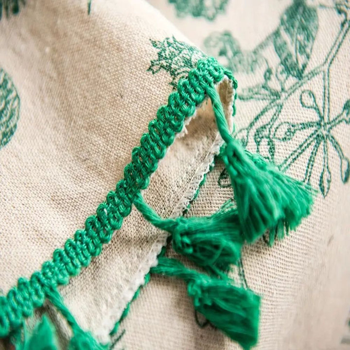 Lisslune | Pine Cone Print Round Tablecloth
