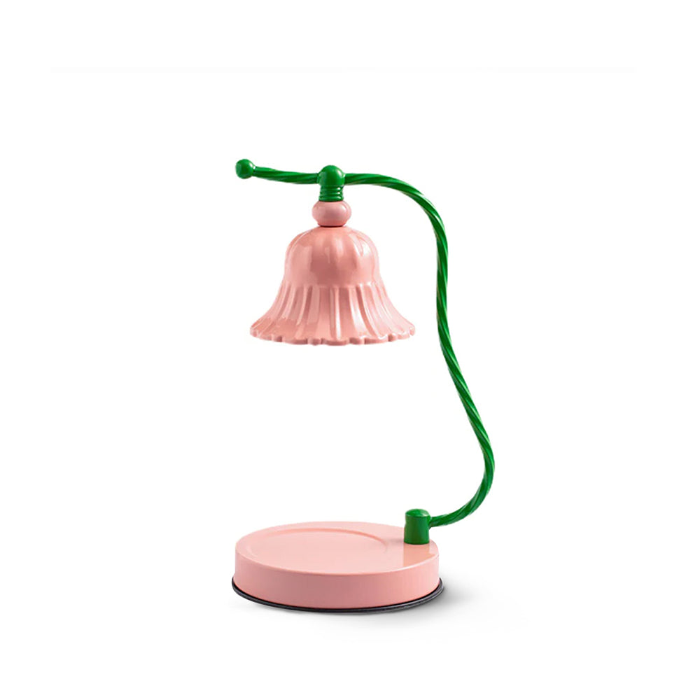 Lisslune | BloomAura – Charming Pink Glass Table Lamp