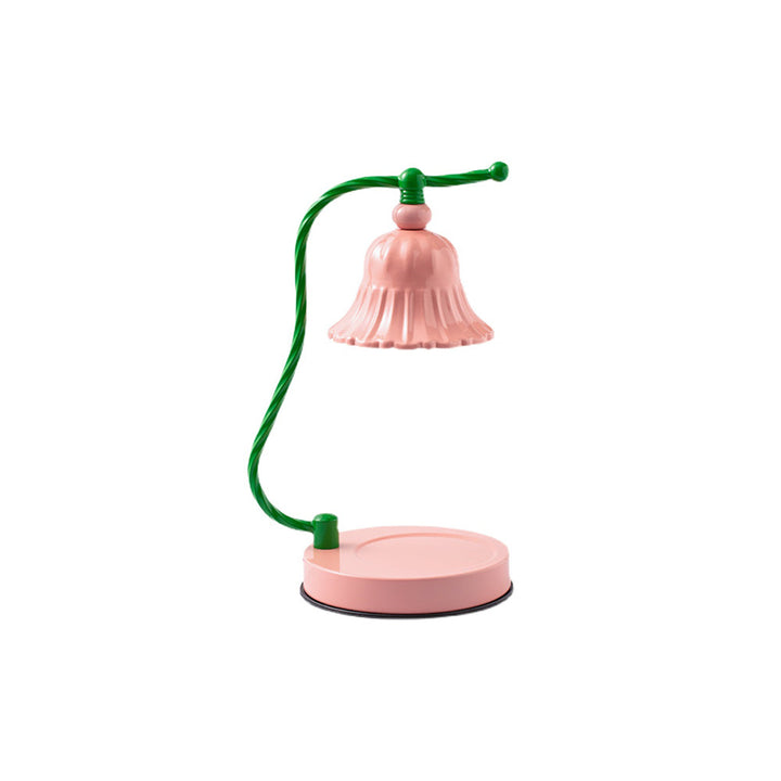 Lisslune | BloomAura – Charming Pink Glass Table Lamp