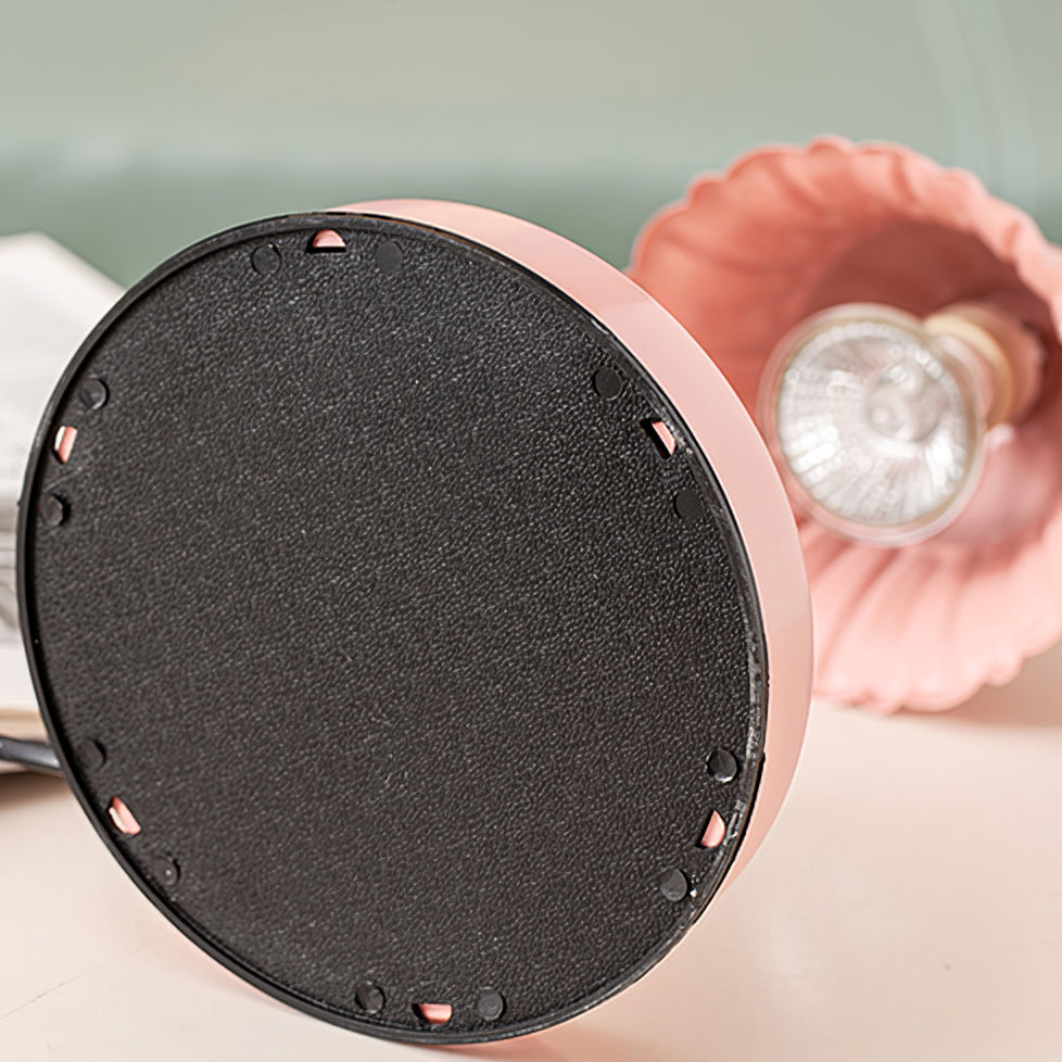 Lisslune | BloomAura – Charming Pink Glass Table Lamp